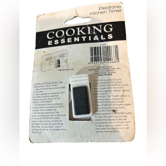 Red Digital Kitchen Timer-In original packaging - Picture 2 of 2